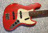 Fender 1960 Jazz Bass Relic Fiesta Red Custom Shop  -  1997  -  Guitar Emporium