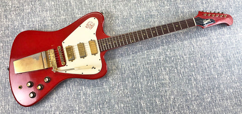 Gibson Firebird Non-Reverse Cardinal Red  -  1965  -  Guitar Emporium