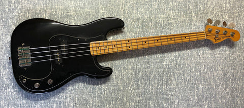 Fender Precision Bass Black  -  1977  -  Guitar Emporium