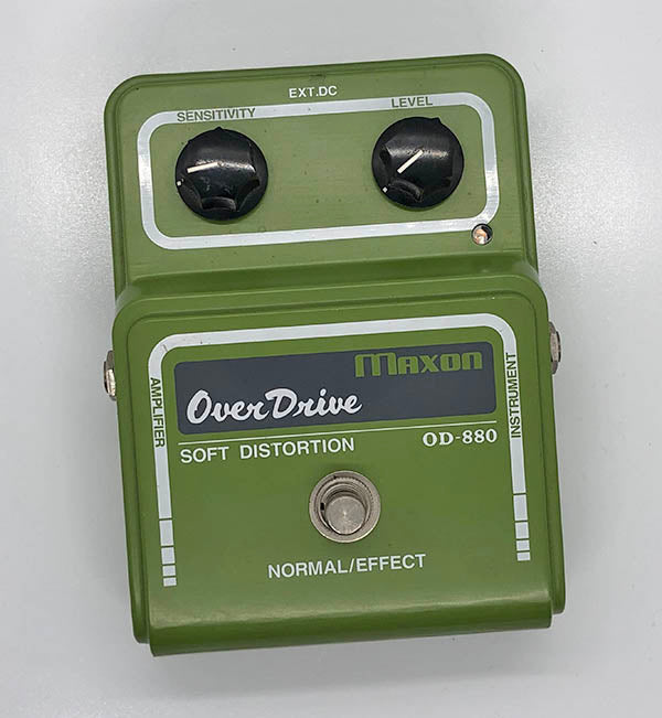 smooth overdrive pedal Maxon Overdrive OD-880 Soft Distortion Pedal by Maxon