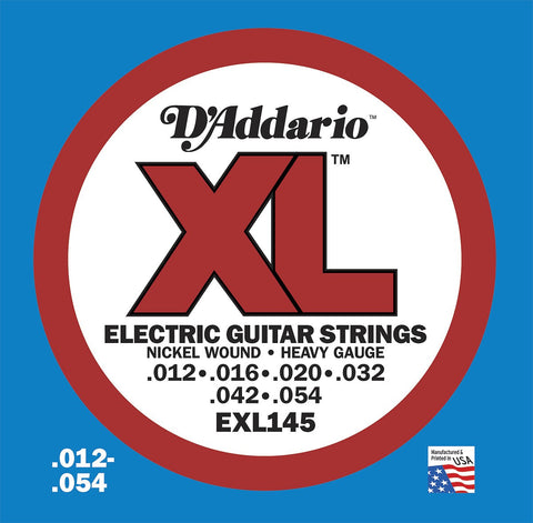 D'Addario 12-54 Nickel Wound Electric Guitar Strings - Guitar Emporium